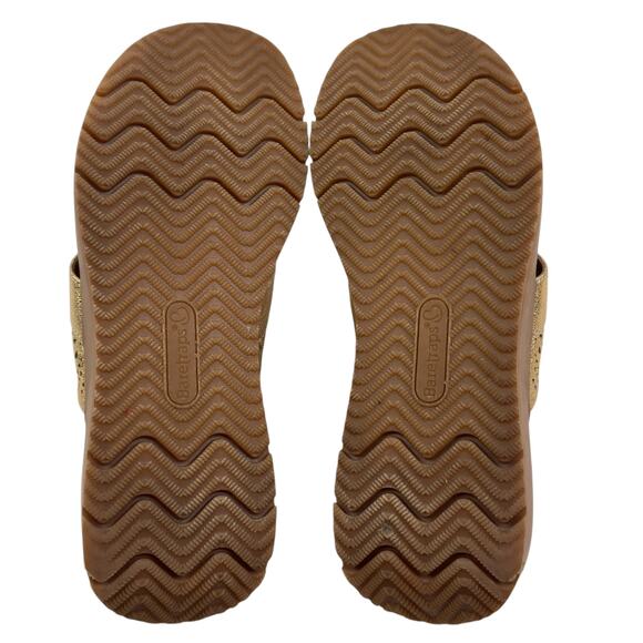 Baretraps Brett Gold Metallic Slide Comfort Lightweight Sandals Women's Size 6.5 - Picture 7 of 8